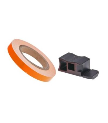 Adesivi cerchi 7 mm per moto e scooter arancio
