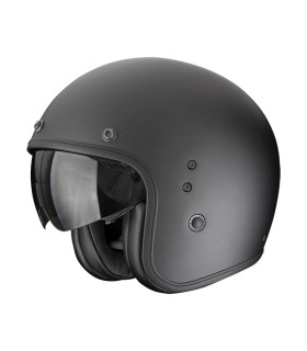 Casco jet Scorpion Belfast Evo nero perla opaco