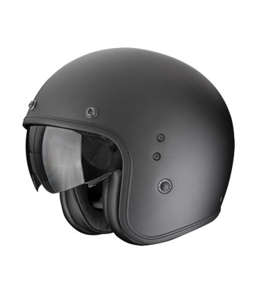 Helm jet Scorpion Belfast Evo schwarz pearl matt