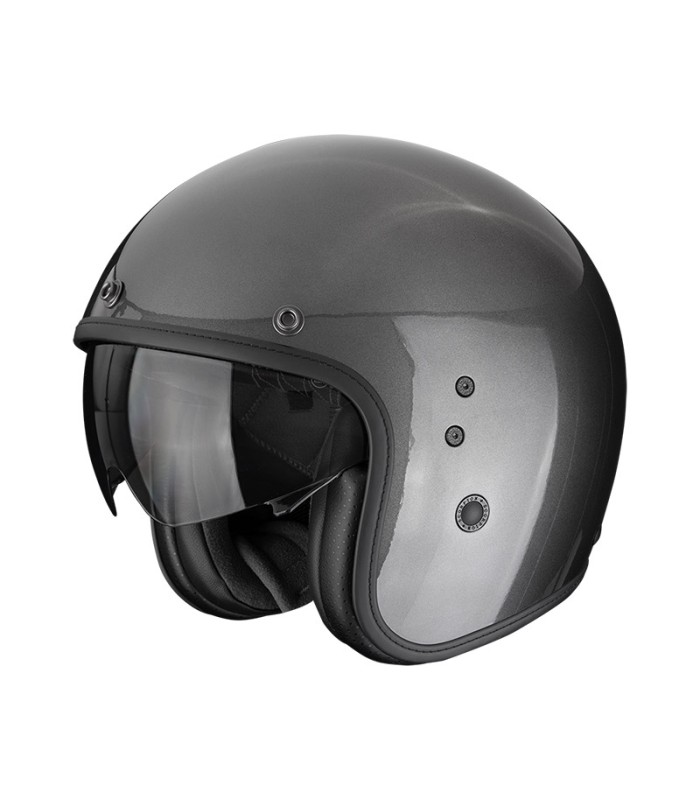 Jet Scorpion Belfast Evo metallic gray helmet