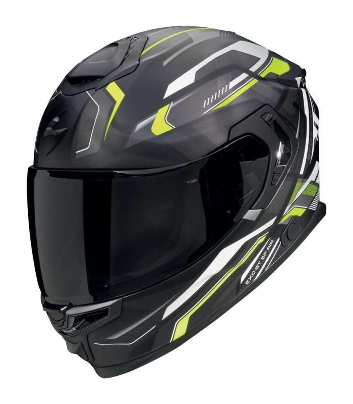 Casque Scorpion Exo-GT Sp Air Augusta noir jaune matt