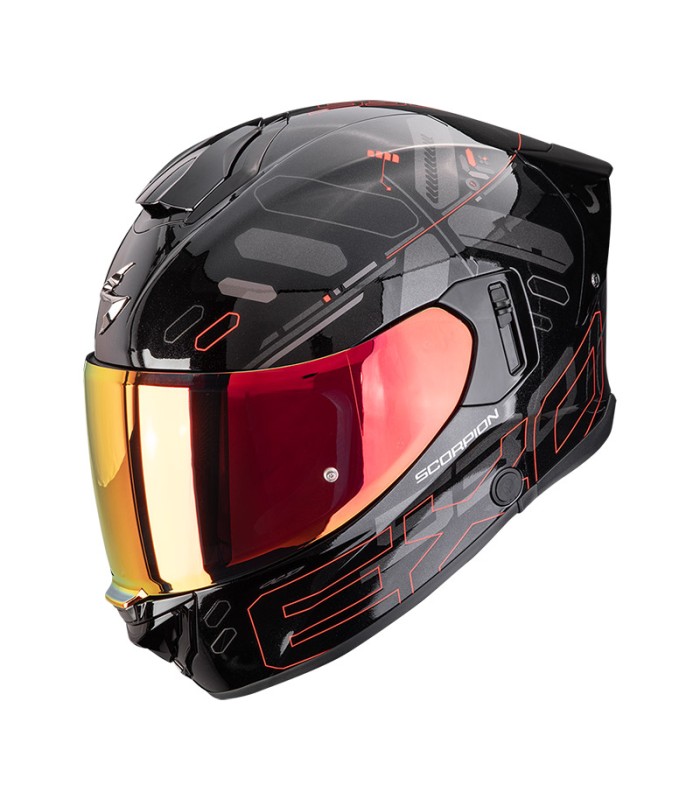 Casque Scorpion Exo 530 Air Fond noir rouge