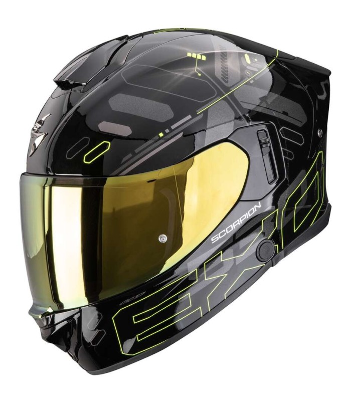 Casque Scorpion Exo 530 Air Fond noir jaune