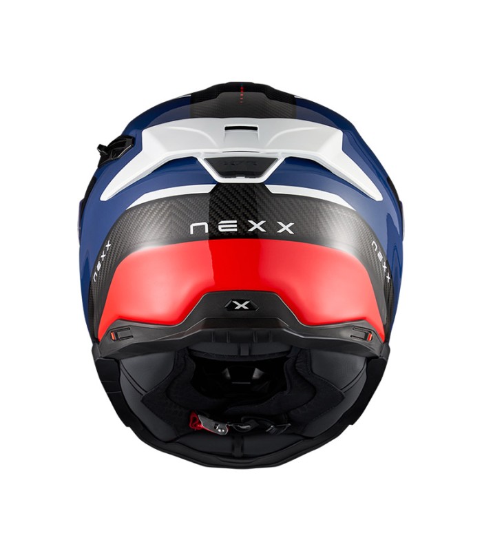 Casque Nexx X.TR Rush bleu rouge