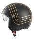 Premier Vintage EX GOLD CHROMED BM matt helmet