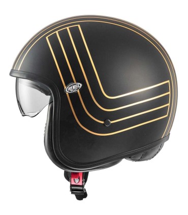 Premier Vintage EX GOLD CHROMED BM matt helmet