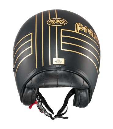 jet helm Premier Vintage EX GOLD CHROMED BM matt