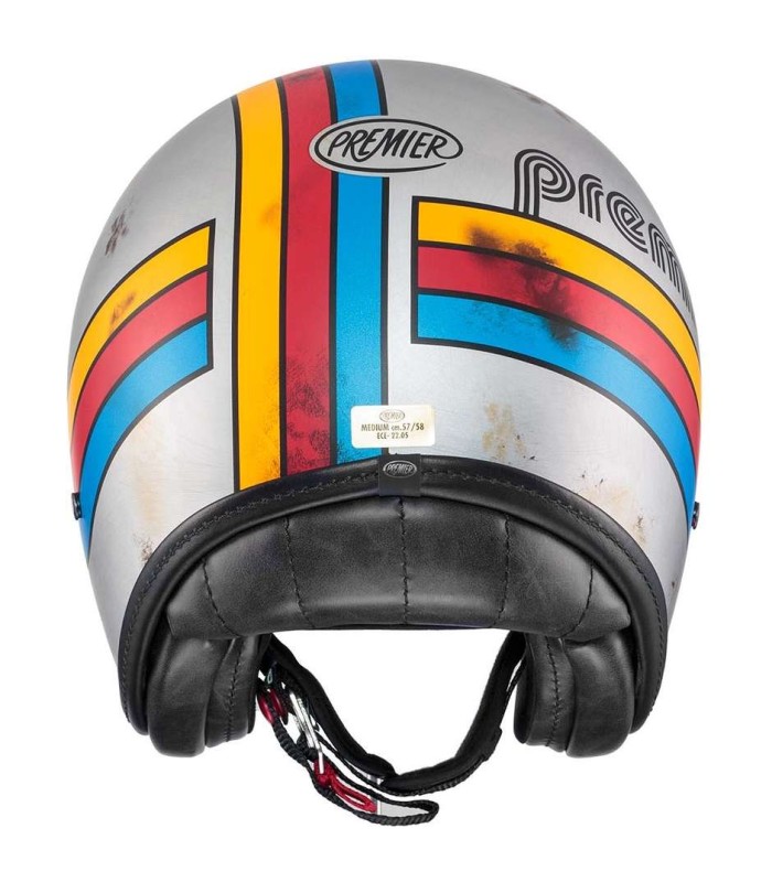 Premier Vintage Platinum Edition EX 77 BM Silver matt  helmet