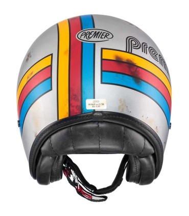 Premier Vintage Platinum Edition EX 77 BM Silver matt helmet