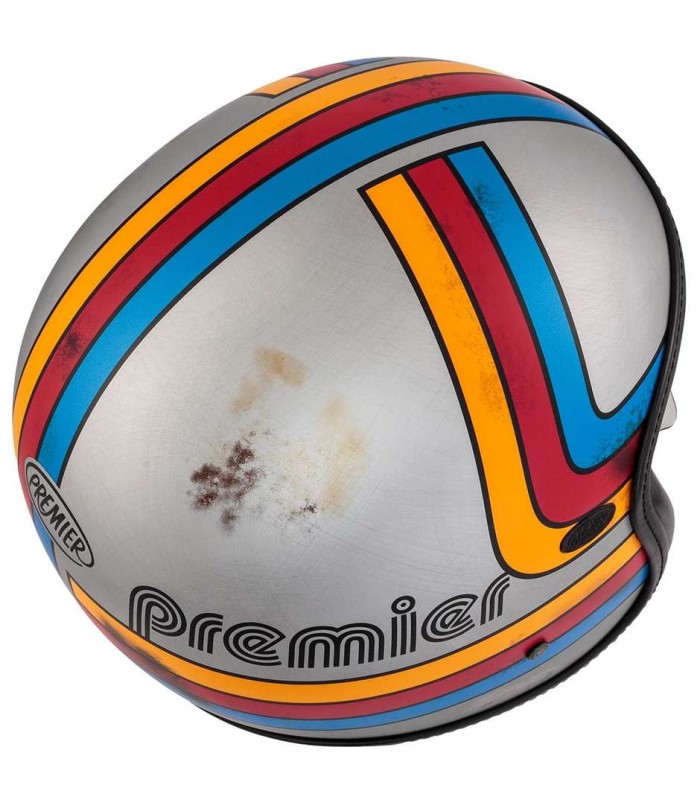 Premier Vintage Platinum Edition EX 77 BM Silver matt  helmet