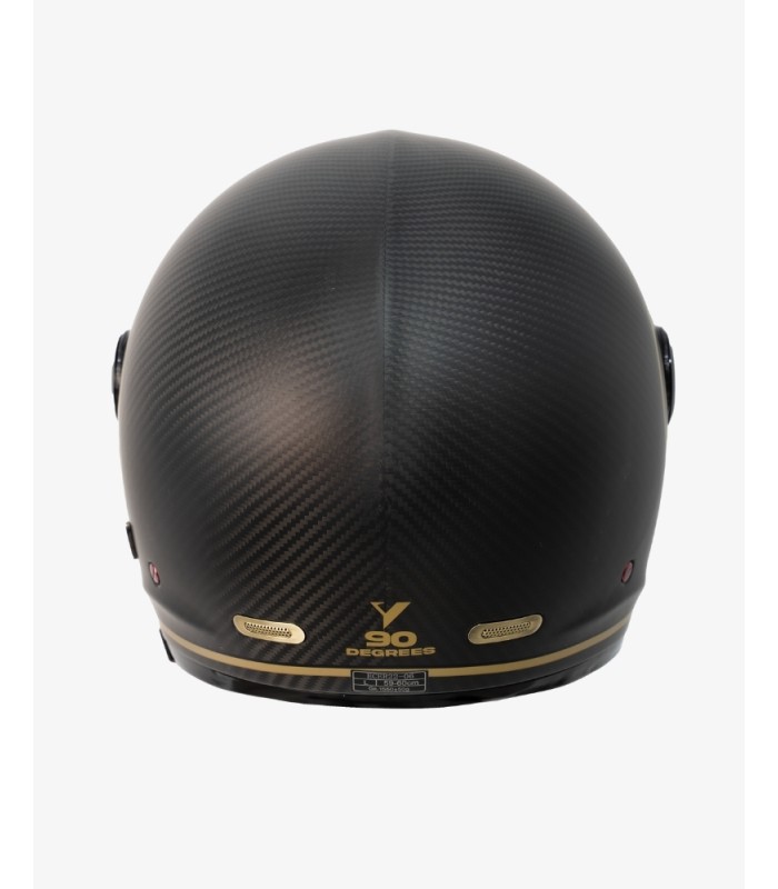 By City 90 Degrees gold carbon helmet