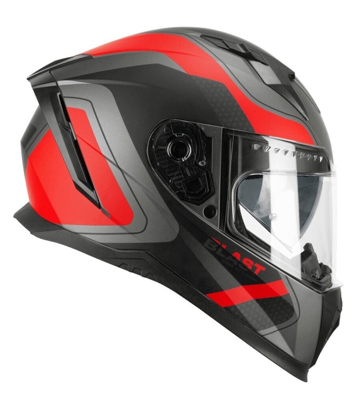 CGM 311R Blast Race red matt helmet