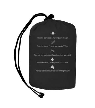 By City giacca pioggia mini nera