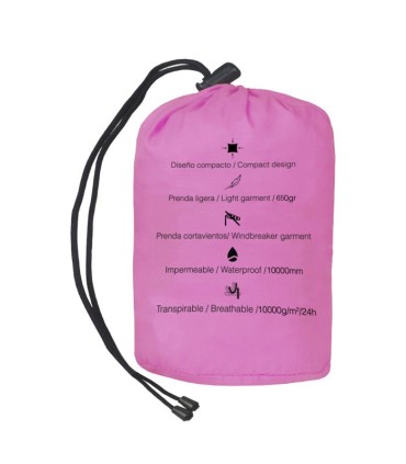 By City regen jacke mini pink