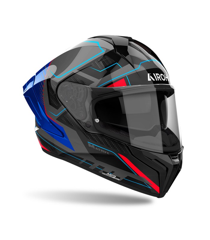 Helm Airoh Matryx Rocket blau