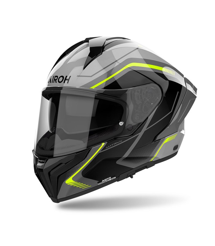Helm Airoh Matryx Wide gelb