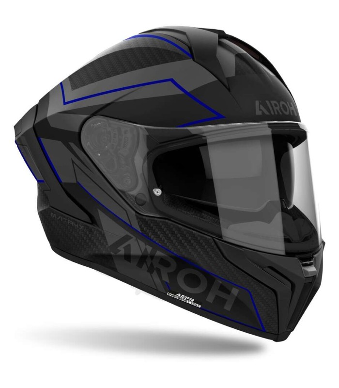 Casco Airoh Matryx Sentinel blu opaco