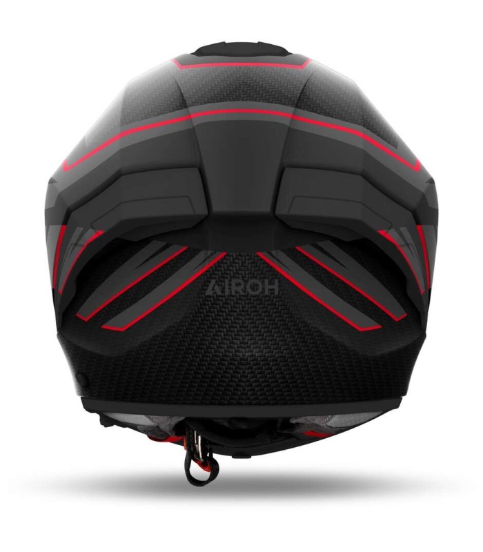 Casque Airoh Matryx Sentinel rouge matt