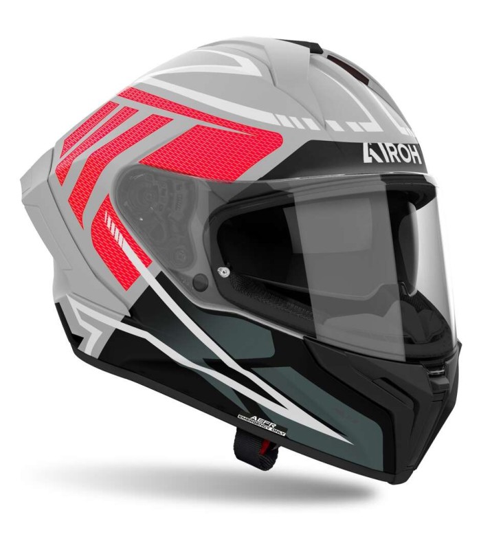 Casque Airoh Matryx Rider rouge matt