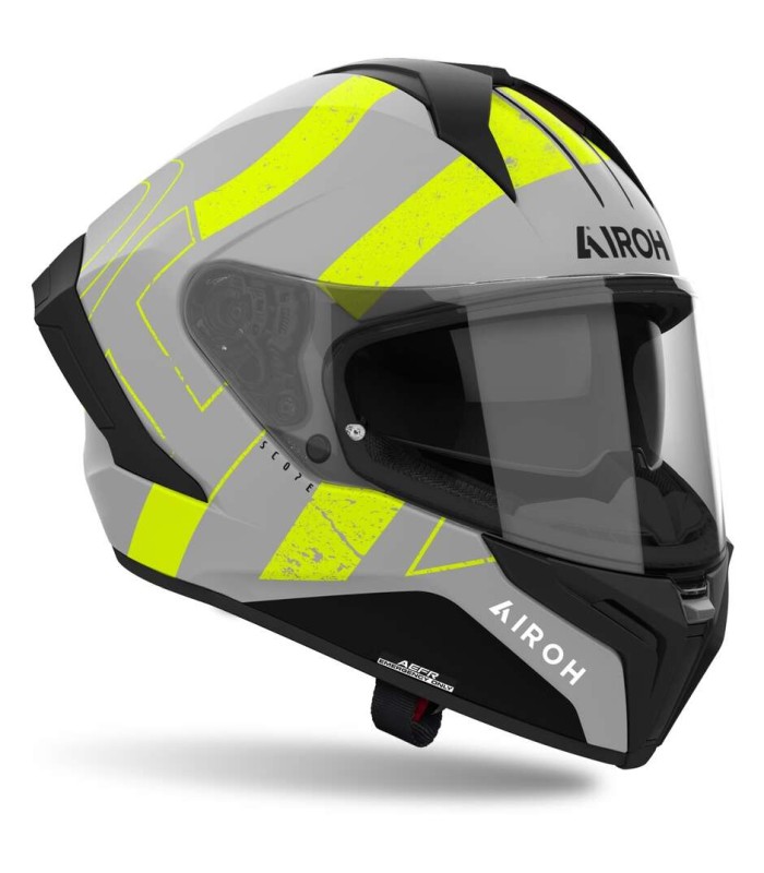 Helm Airoh Matryx Scope gelb matt