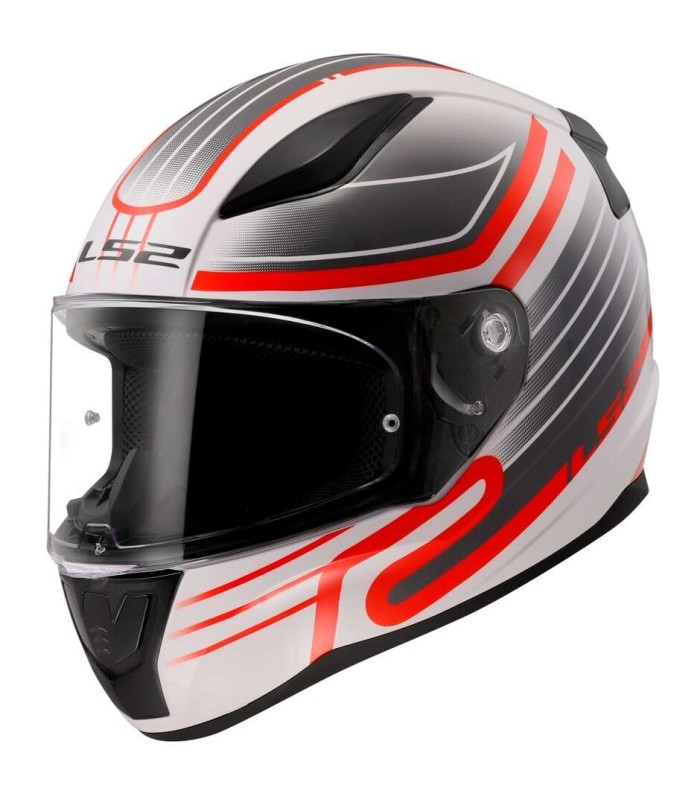 LS2 FF353 Rapid 2 Circuit white helmet