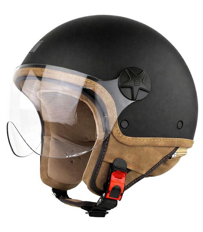 Motocubo Ant 721 jet Helm black