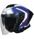 Casco jet con bluethoot Origine Aprica blu