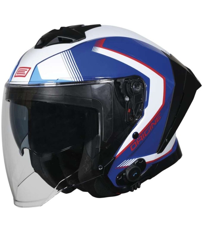 Casque jet avec bluethoot Origine Aprica Shade bleu