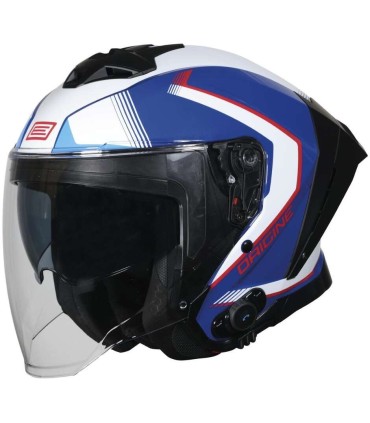 Casque jet avec bluethoot Origine Aprica bleu