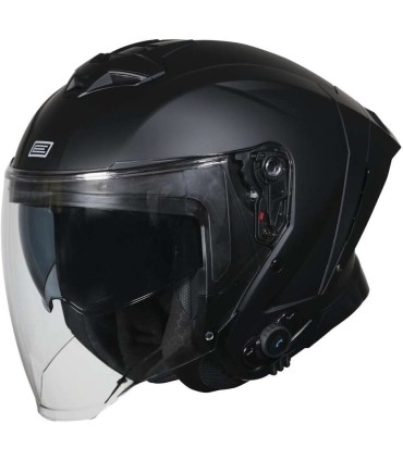 Casco jet con bluethoot Origine Aprica nero opaco