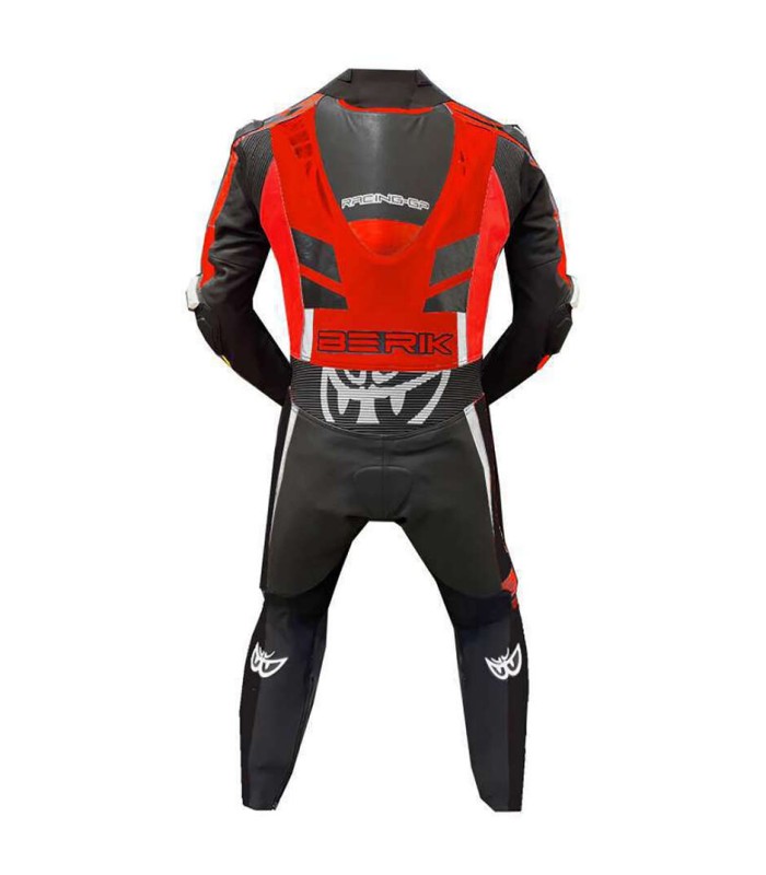 Tuta moto pelle Berik LS1 2.0 rossa