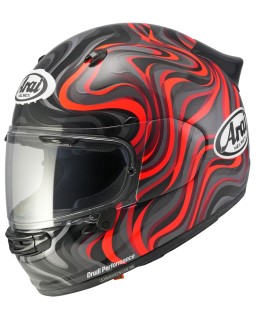 Casco Arai Quantic Swirl rosso