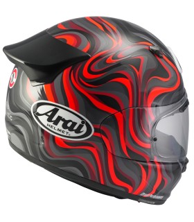 Casco Arai Quantic Swirl rosso