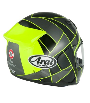 Arai Peak yellow helmet