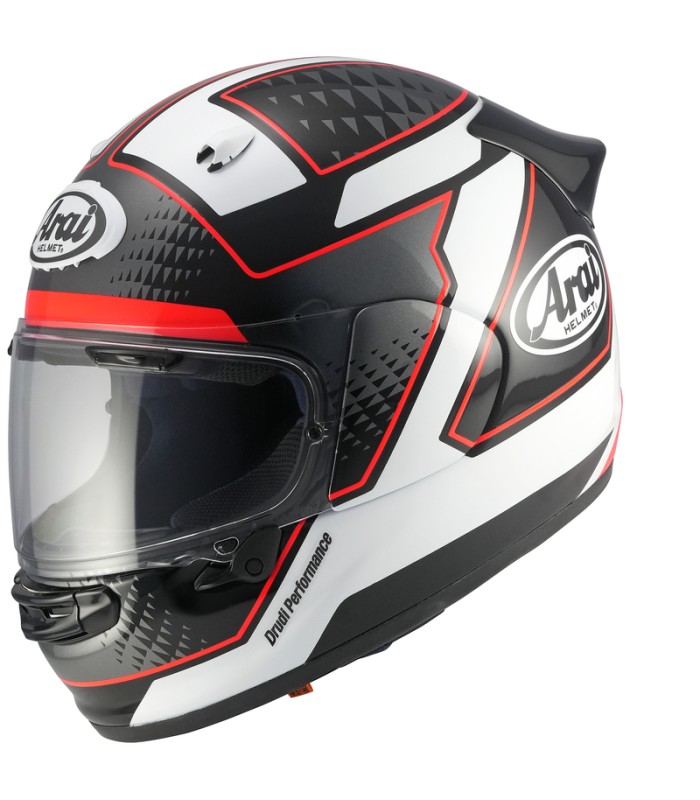 Casco Arai Quantic Giu red