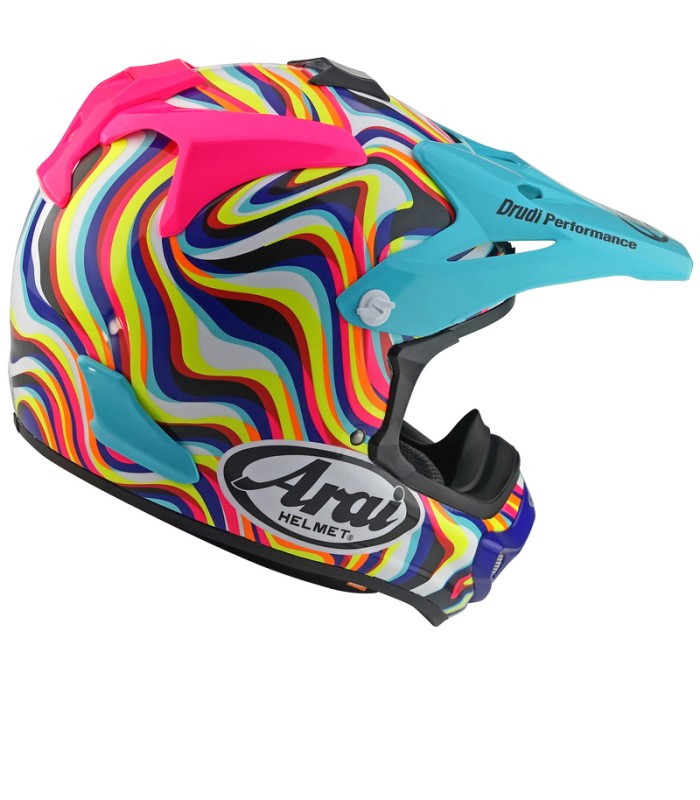 Casco Arai MX-V EVO Stream pink