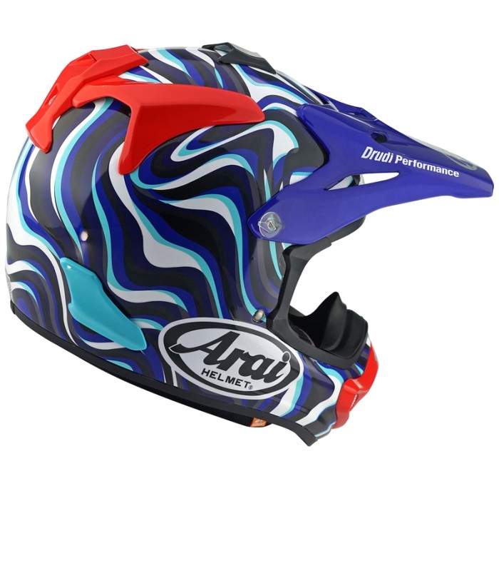 Casco Arai MX-V EVO Stream blu