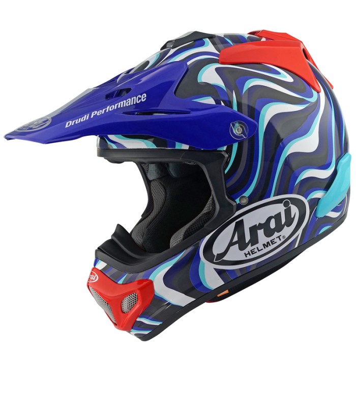 Helm Arai MX-V EVO Stream blau