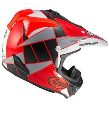 Arai MX-V EVO Peak red helmet
