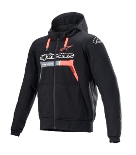 Alpinestars Chrome Ignition Hoodie noir rouge
