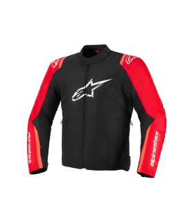 Veste moto Alpinestars T-SPS V2 WP rouge fluo