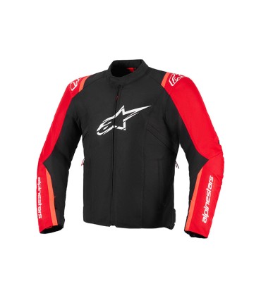 Motorrad jacke Alpinestars T-SPS V2 WP rot fluo