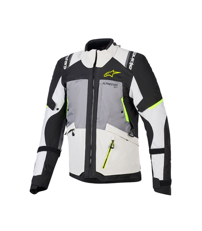 Alpinestars Andes V4 Drystar gray yellow jacket