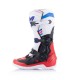 Bottes cross Alpinestars Tech 3 blanc bleu rouge