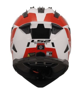 Casco LS2 MX702 Pioneer 2 Hill rosso