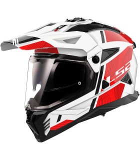LS2 MX702 Pioneer 2 Hill red helmet