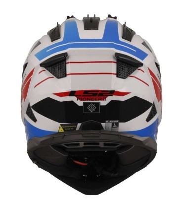 Casco LS2 MX702 Pioneer 2 Namib blu