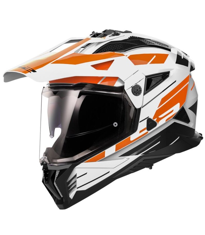 Casco LS2 MX702 Pioneer 2 Namib arancio