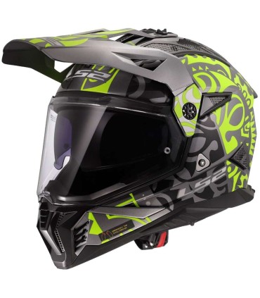 Casco LS2 MX702 Pioneer 2 Rangi giallo