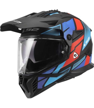 LS2 MX702 Pioneer 2 Block blue helmet